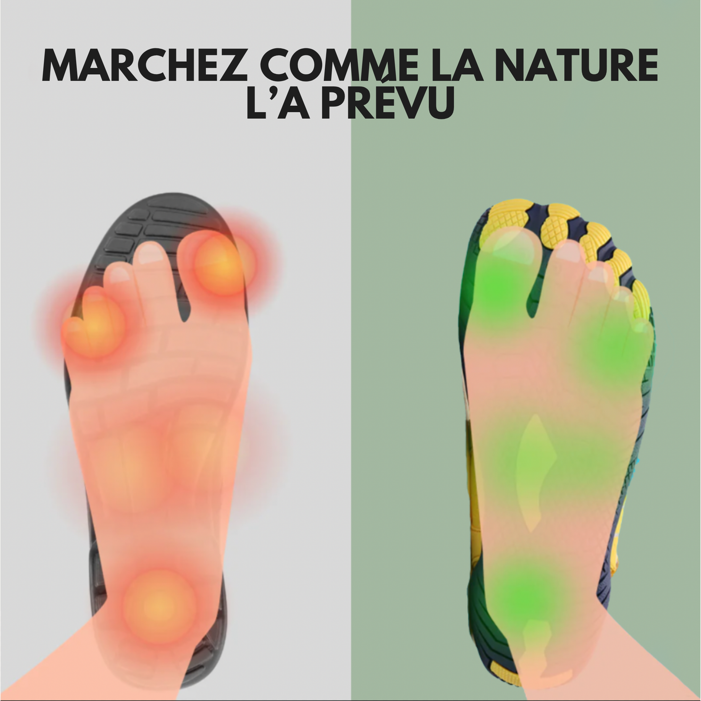 Chaussures pieds nus Terraia™ – Libérez vos pieds, ancrez votre posture