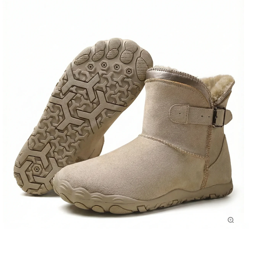 Terraia Cozily – Chaussures barefoot pour femmes, doublées et ergonomiques