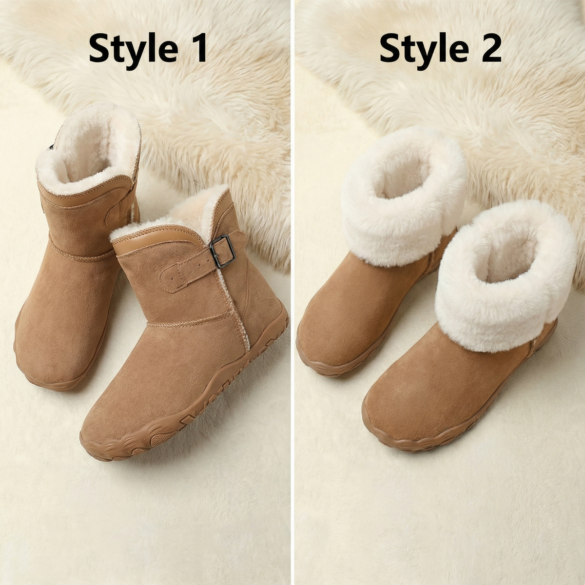 Terraia Cozily – Chaussures barefoot pour femmes, doublées et ergonomiques