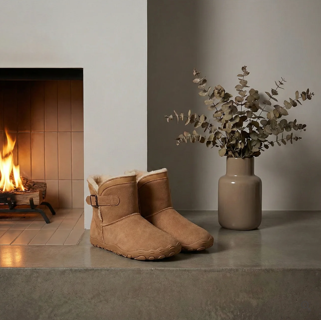 Terraia Cozily – Chaussures barefoot pour femmes, doublées et ergonomiques