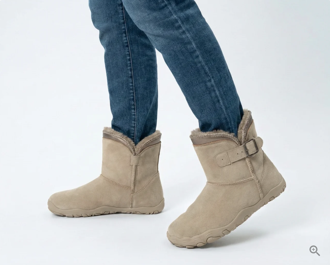 Terraia Cozily – Chaussures barefoot pour femmes, doublées et ergonomiques