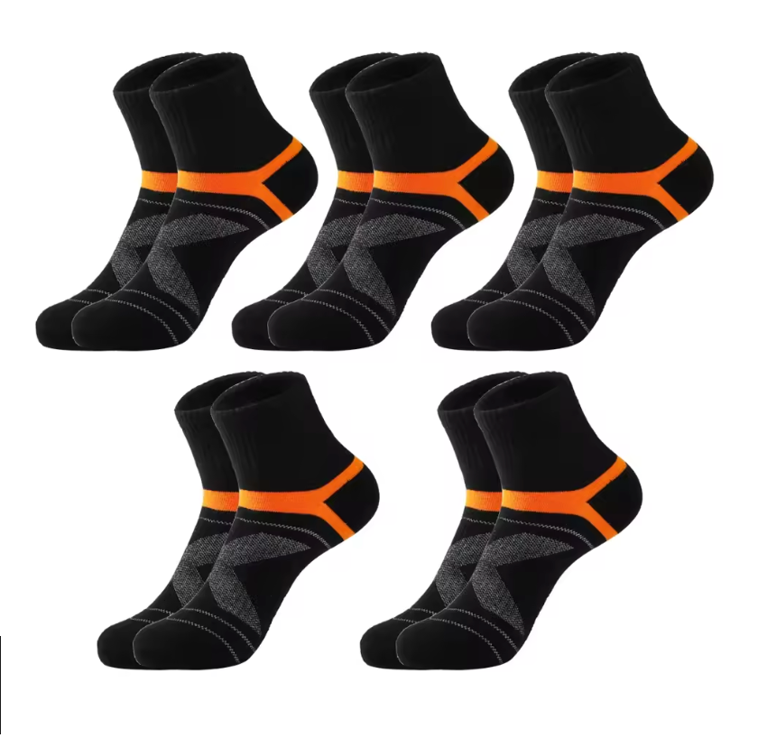 5 paires de chaussettes cotton anti-transpirante