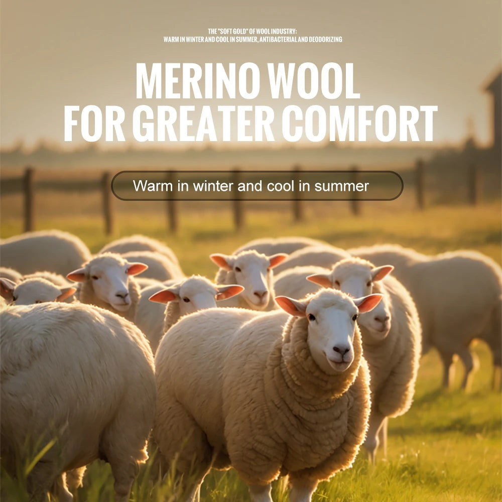 Chaussettes orteils (compression) en laine de mérinos